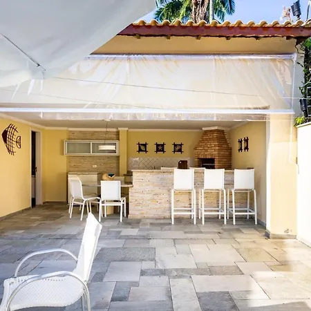 Linda Casa Na Praia Da Enseada - 150Mts Da Praia Guaruja Exterior photo